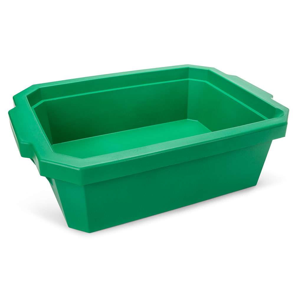 Globe Scientific Ice Tray with Lid, 9 Liter, Green Ice Bucket; ice tray; polyurethane; foam ice bucket; 9L